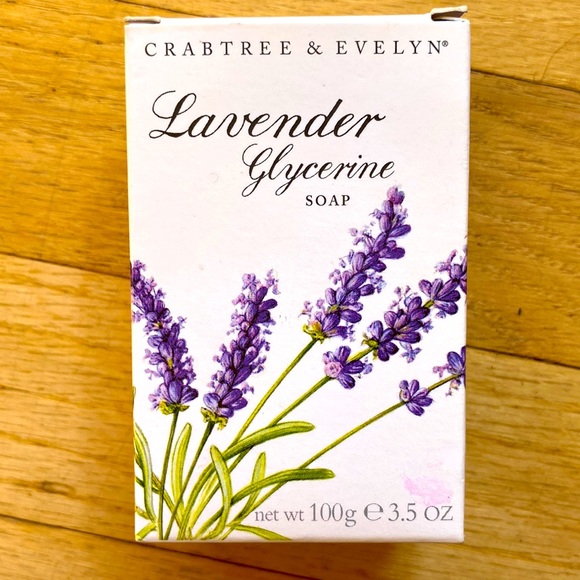 CRABTREE & EVELYN Lavender Glycerine Soap 3.5 OZ  - Discontinued/Rare! - Picture 1 of 4